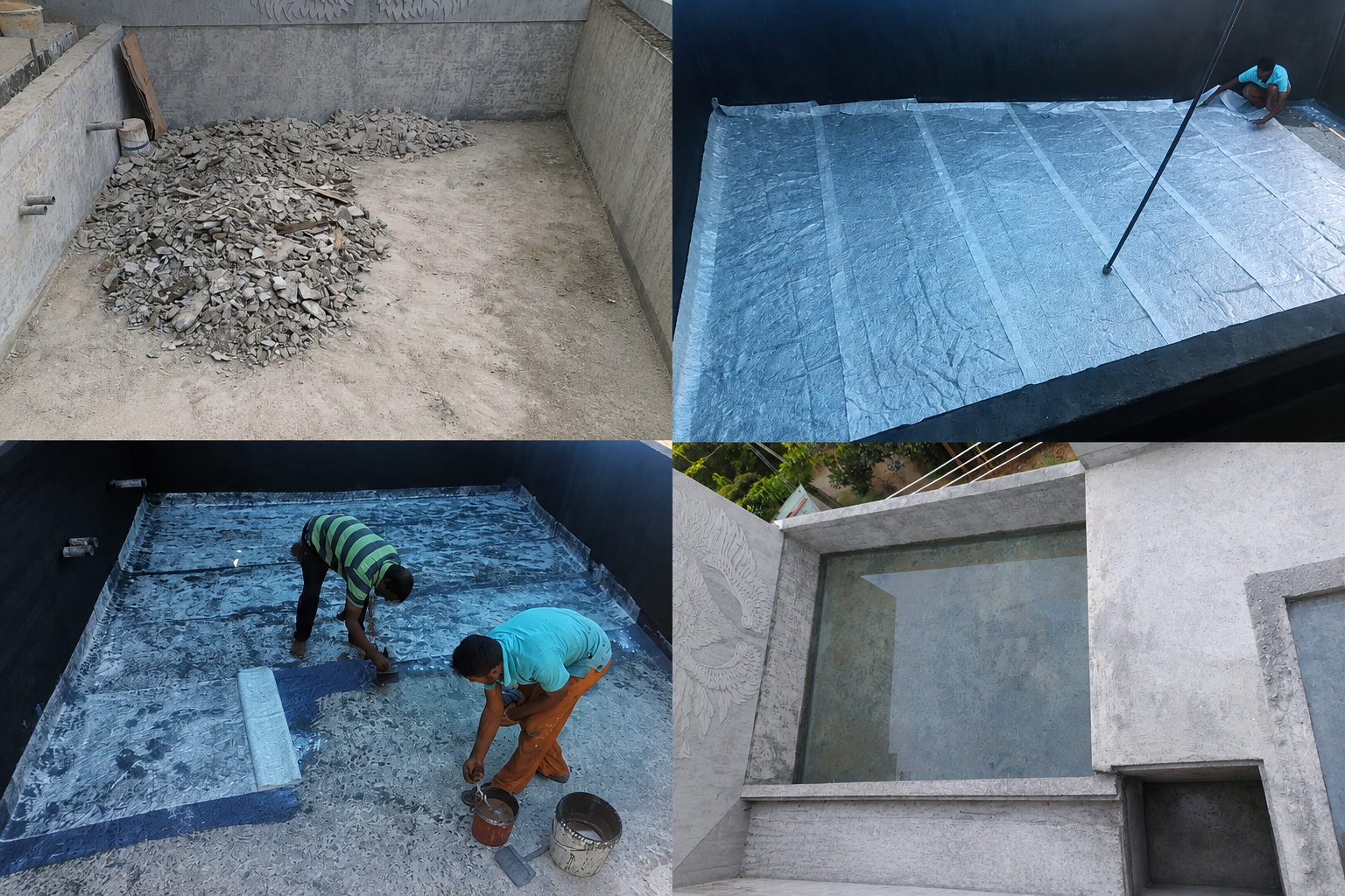 Mr. Ruwan — Swimming Pool waterproofing project